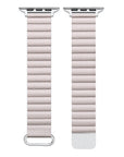 Magnetic Closure Detail on Vegan Leather Apple Watch® Band 
