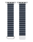 Magnetic Closure Detail on Vegan Leather Apple Watch® Band 