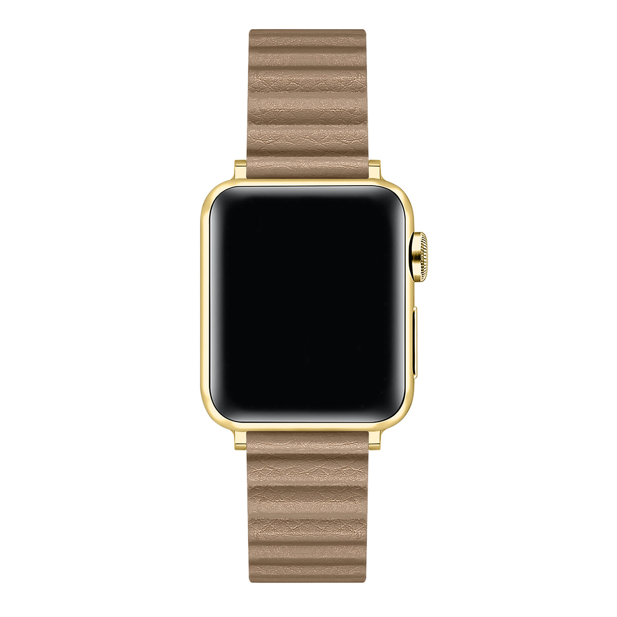 Dakota Magnetic Tan Leather Band for Apple Watch® by Posh Tech
