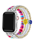 Bestie Rainbow Beaded Apple Watch® Band by Posh Tech