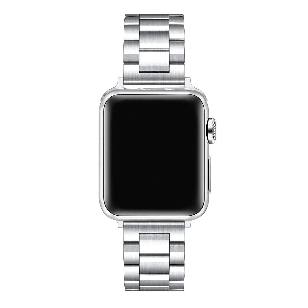 Stainless Steel Apple Watch® Band on Wrist