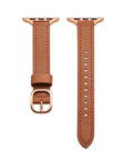 Carmen Skinny Leather Apple Watch® Strap Close-Up of Closure