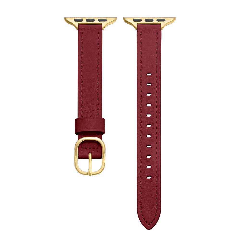 Carmen Skinny Leather Apple Watch® Strap Close-Up of Closure