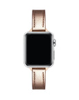 Rose Gold Skinny Leather Apple Watch® Band by Posh Tech 