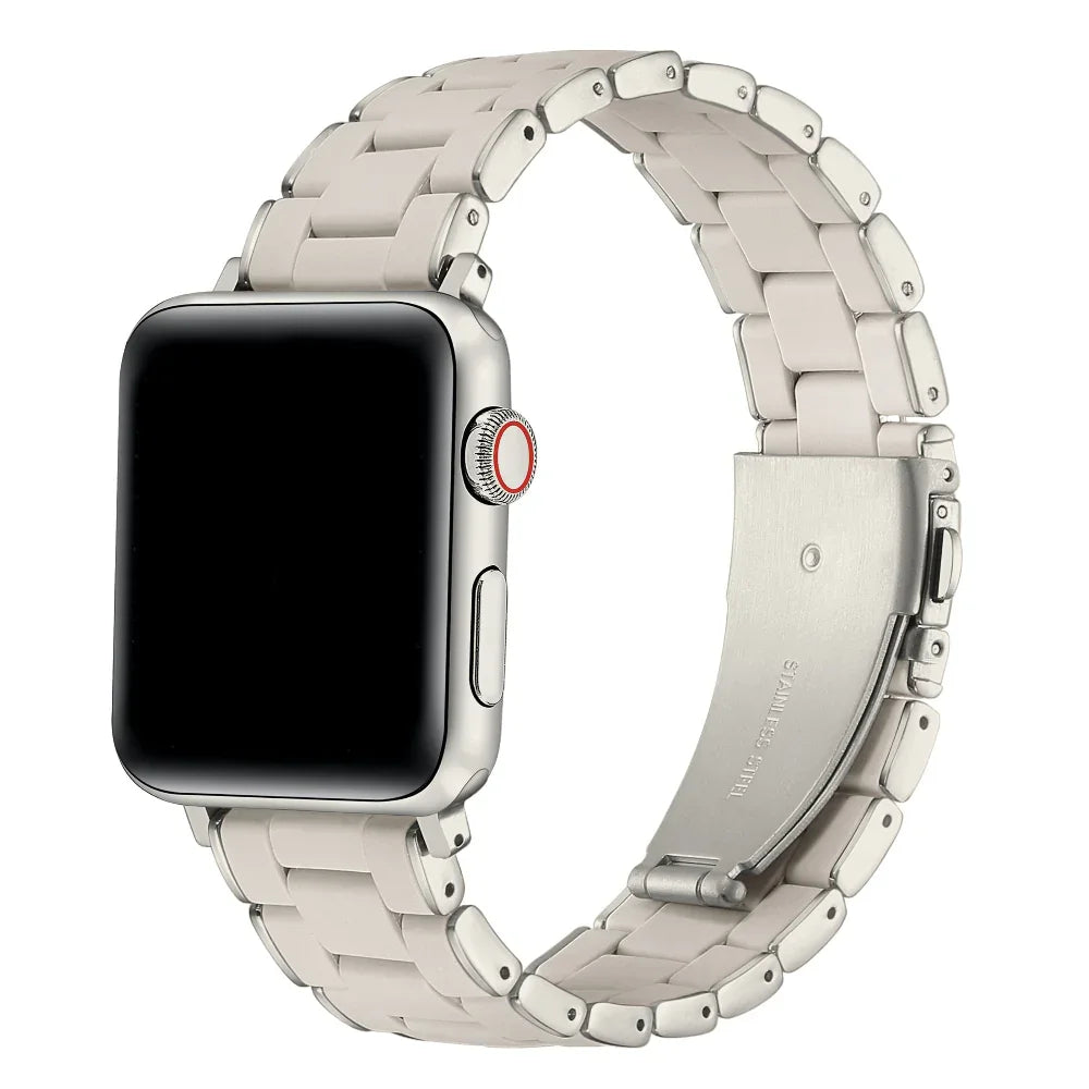 Orla Silicone and Stainless Steel Apple Watch® Band by Posh Tech 