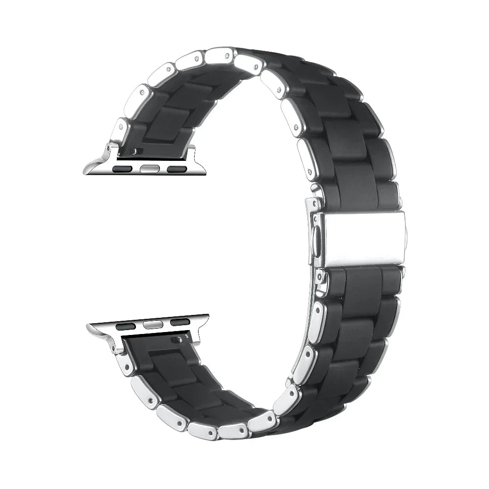 Orla Apple Watch® Band Black Closure Detail Close-Up 