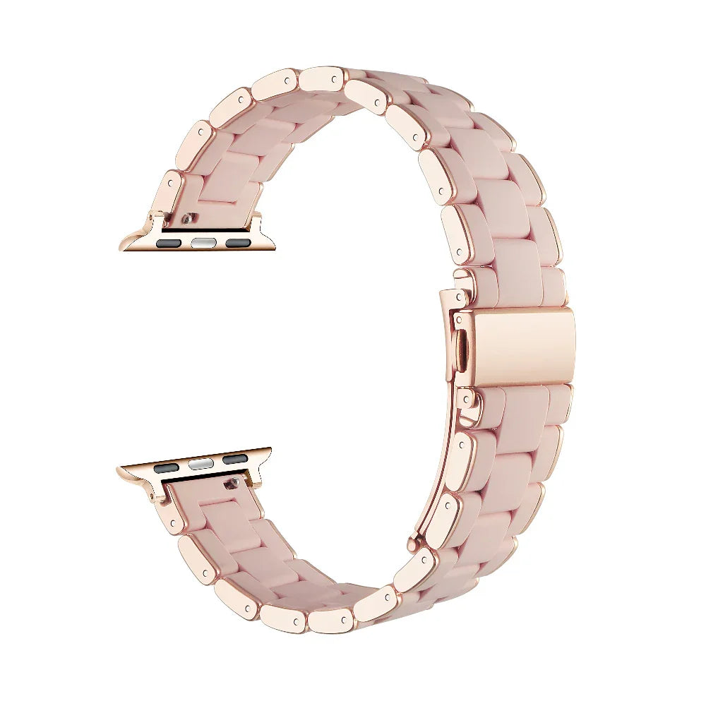 Orla Apple Watch® Band Light Pink Closure Detail Close-Up 