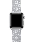 Printed Silicone Band with Pins for Apple Watch