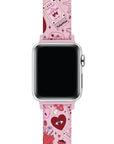 Y2K Retro Print Silicone Apple Watch® Band by Posh Tech 