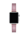 Pink Skinny Leather Apple Watch® Band by Posh Tech 