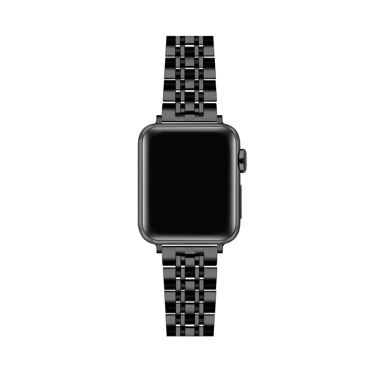 Rainey Black Stainless Steel Apple Watch® Band by Posh Tech