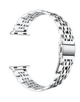 Rainey Silver Apple Watch® Band Butterfly Clasp Detail 