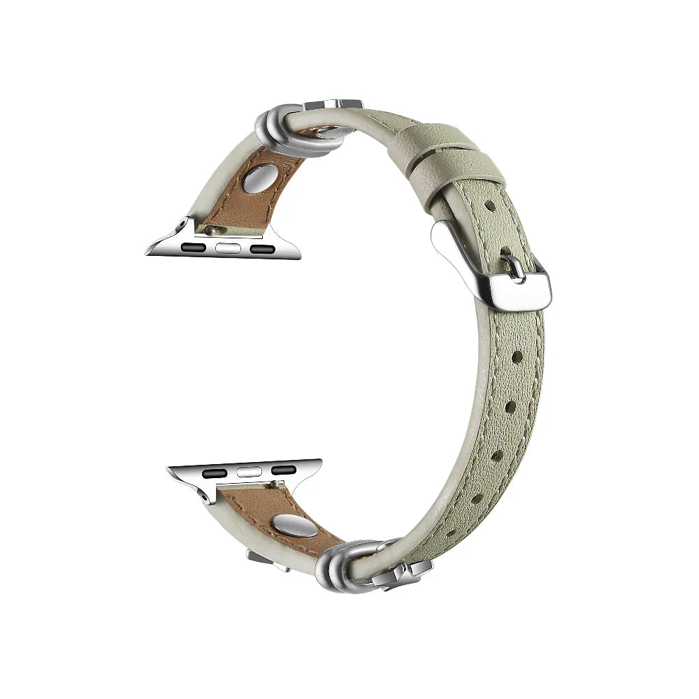 Rodeo Star Leather Band for Apple Watch® Buckle Closure 