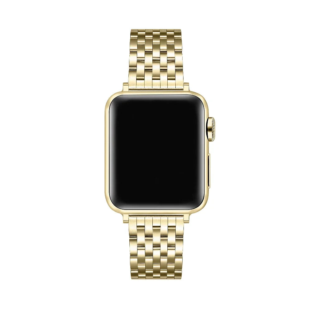 Gold Stainless Steel Apple Watch® Band by Posh Tech