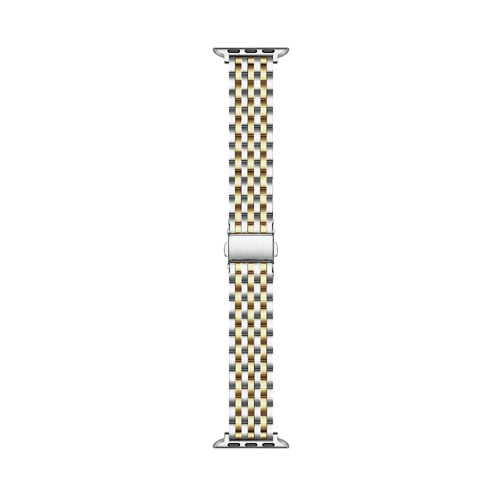 Remy Two-Tone Apple Watch® Band Close-Up of Link Detail 