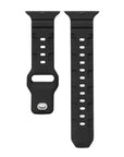 Ridge Silicone Apple Watch® Band Close-Up of Texture 