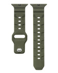 Ridge Silicone Apple Watch® Band Close-Up of Texture 