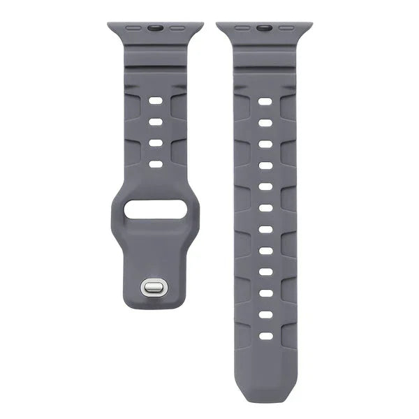 Ridge Silicone Apple Watch® Band Close-Up of Texture 