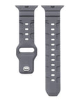 Ridge Silicone Apple Watch® Band Close-Up of Texture 