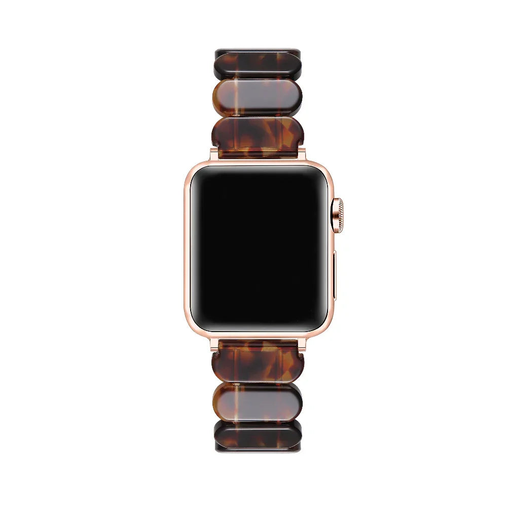 Reese Resin Band for Apple Watch® on Wrist by Posh Tech