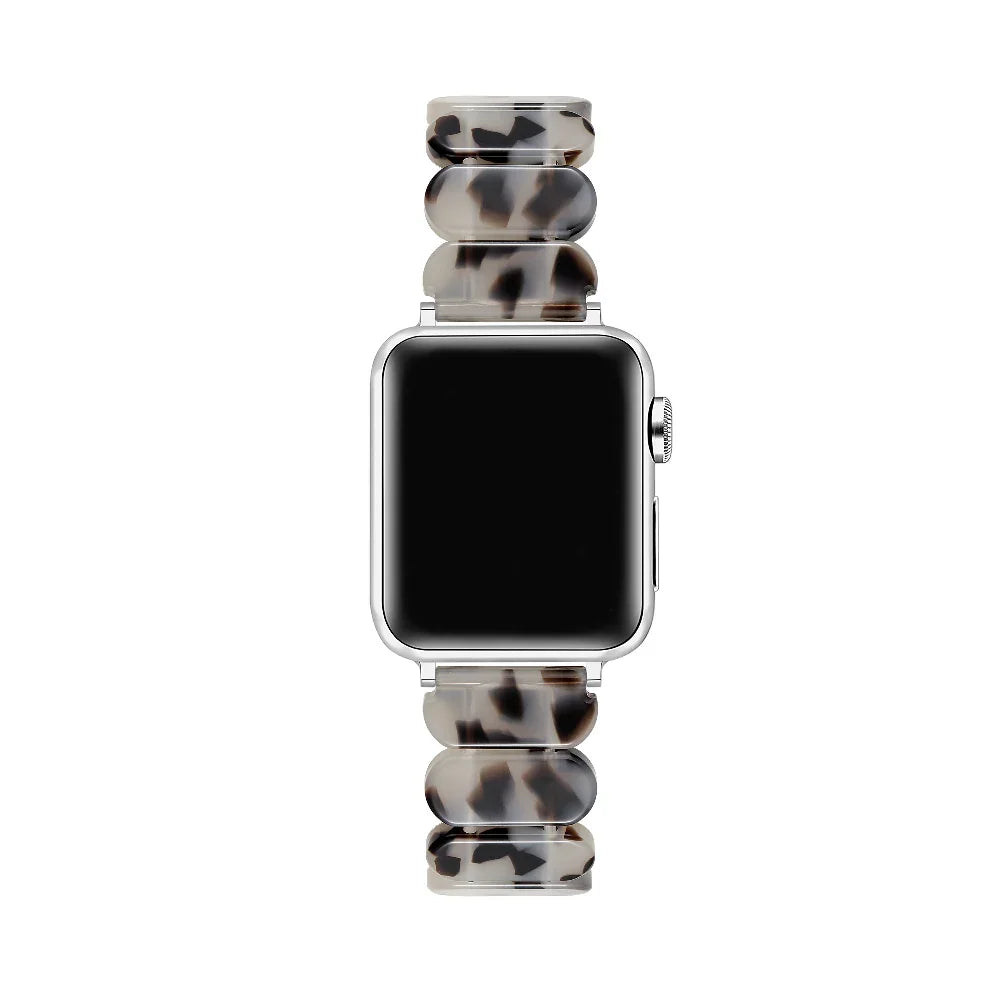 Reese Resin Band for Apple Watch® on Wrist by Posh Tech