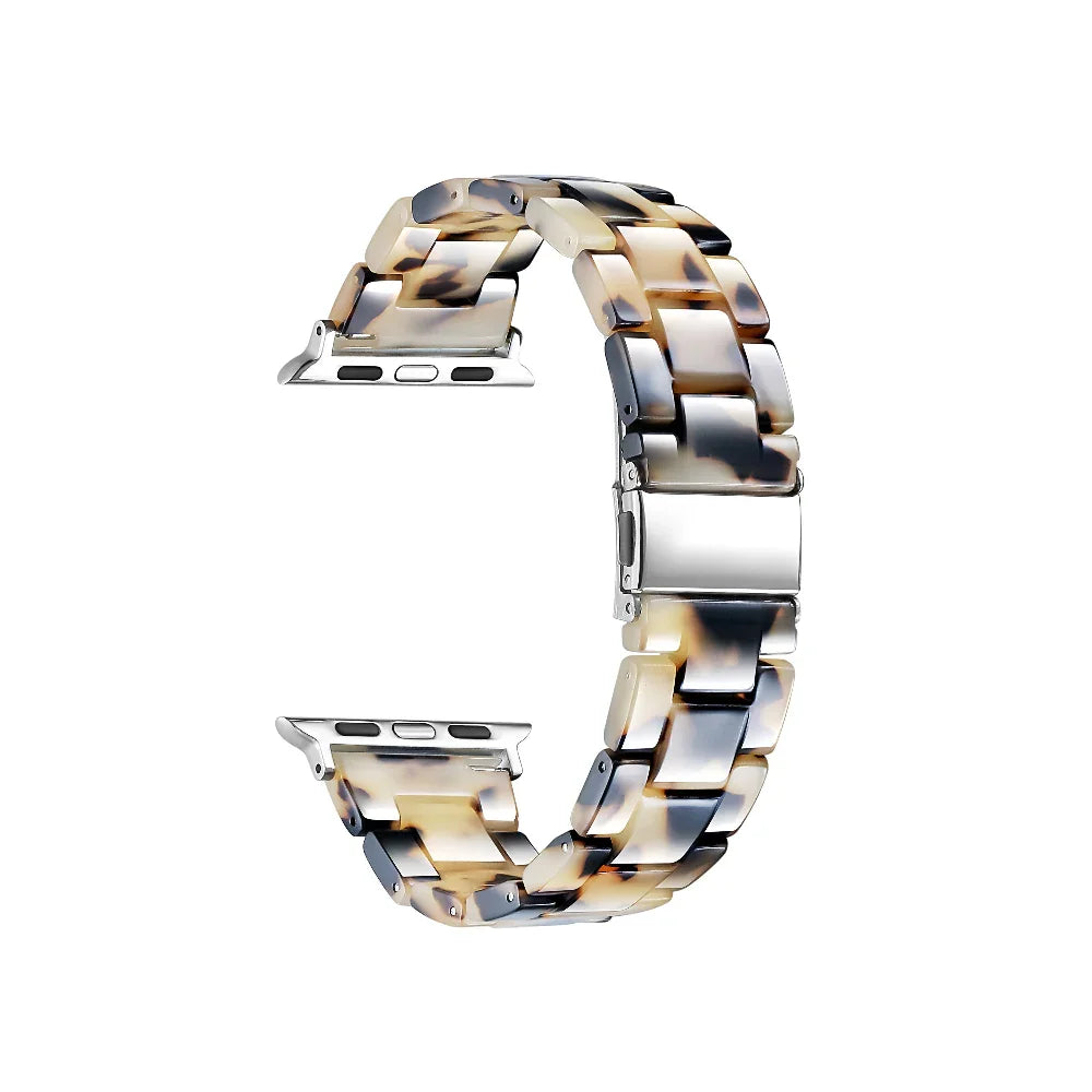 Claire Resin Link Apple Watch® Band Close-Up of Pattern 