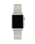 Starburst silicone Apple Watch® band close-up, detail view of molded texture and pin closure holes