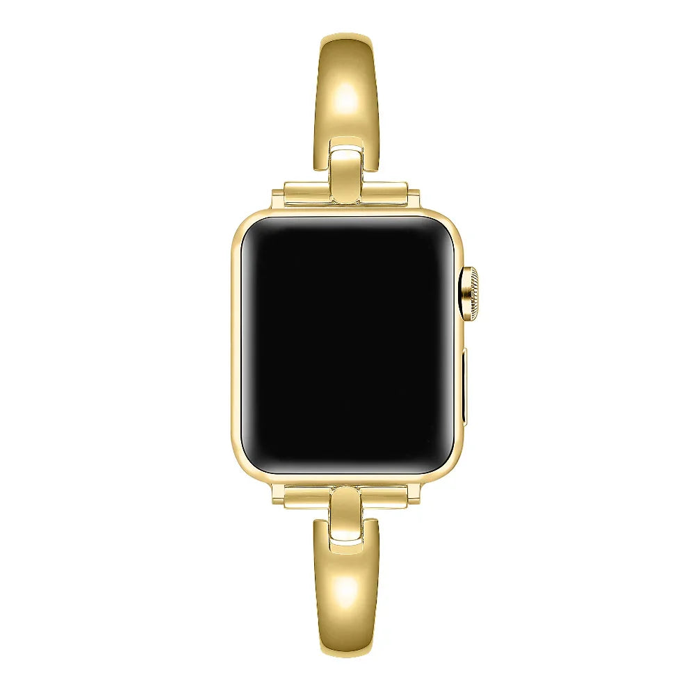 Gold Polished Bracelet Apple Watch® Band by Posh Tech 