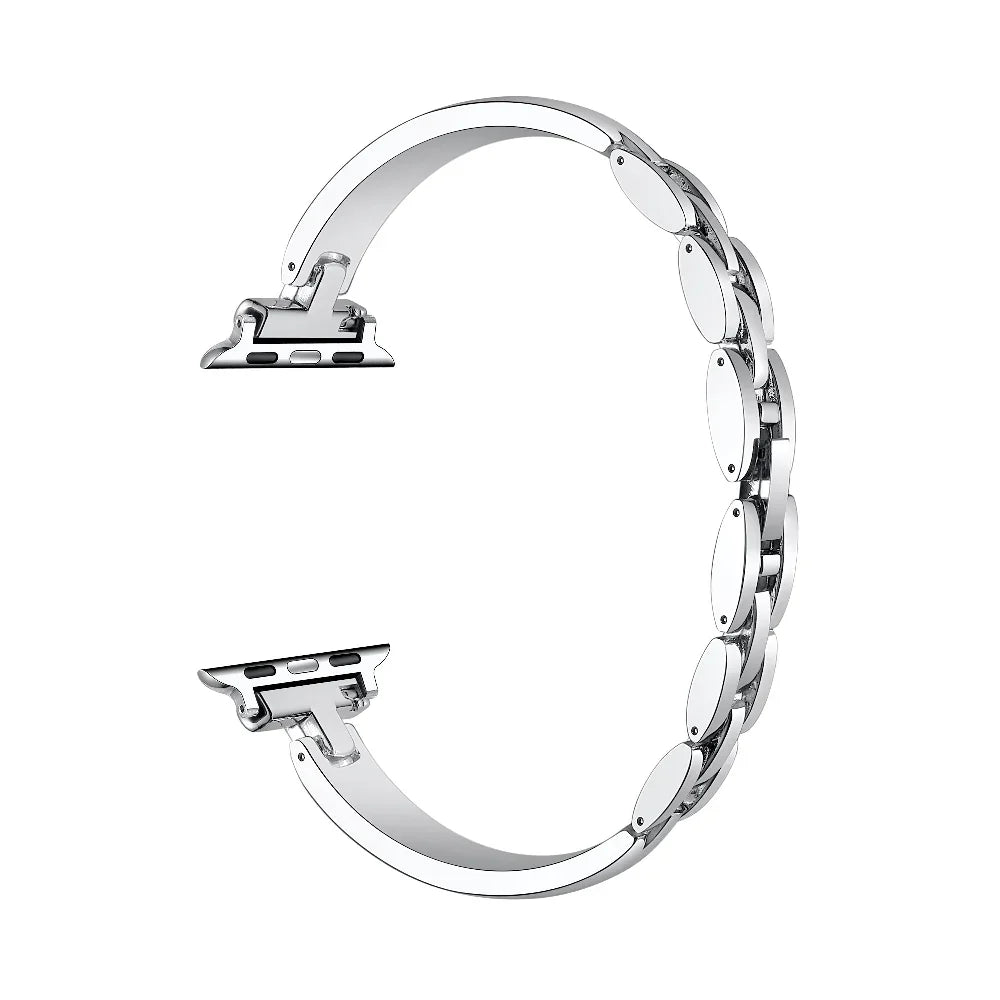 Silver Bracelet-Style Apple Watch® Band