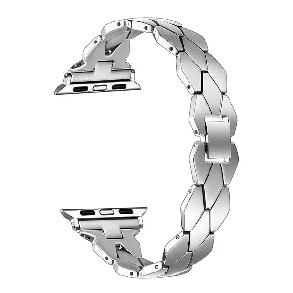 Ava Apple Watch® Band Close-Up of Link Pattern 