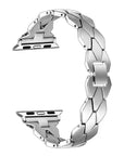 Ava Apple Watch® Band Close-Up of Link Pattern 