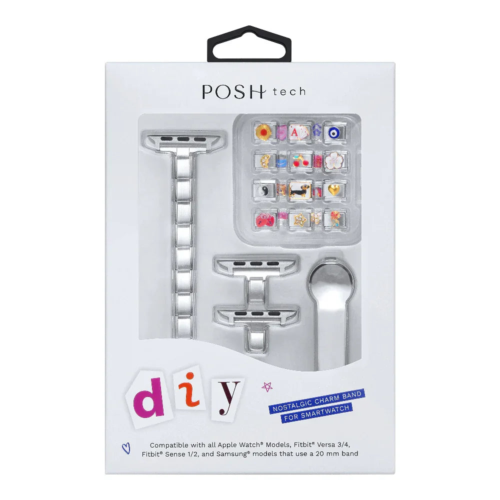 Nostalgic DIY Charm Band Kit for Apple Watch® and Smartwatch® by Posh Tech