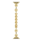 Gold Crystal-Embellished Links Apple Watch® Band 