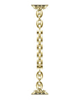 Gold Stainless Steel Fashion Link Apple Watch® Band