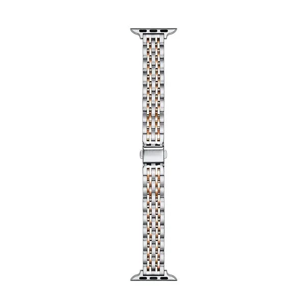 Rose Gold and Silver Two-Tone Skinny Metal Apple Watch® Band