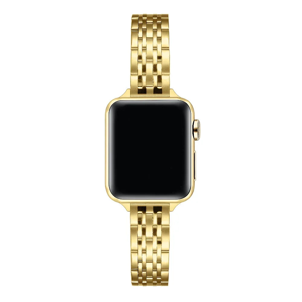 Gold Skinny Metal Apple Watch® Band by Posh Tech 