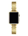 Gold Skinny Metal Apple Watch® Band by Posh Tech 