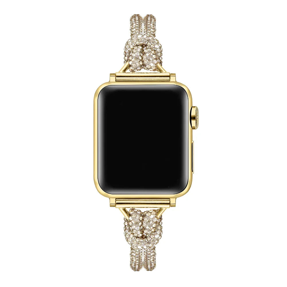 Gold Tennis Bracelet Apple Watch® Band by Posh Tech 