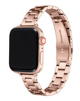 Sloan Skinny Rose Gold Stainless Steel Band for Apple Watch® by Posh Tech