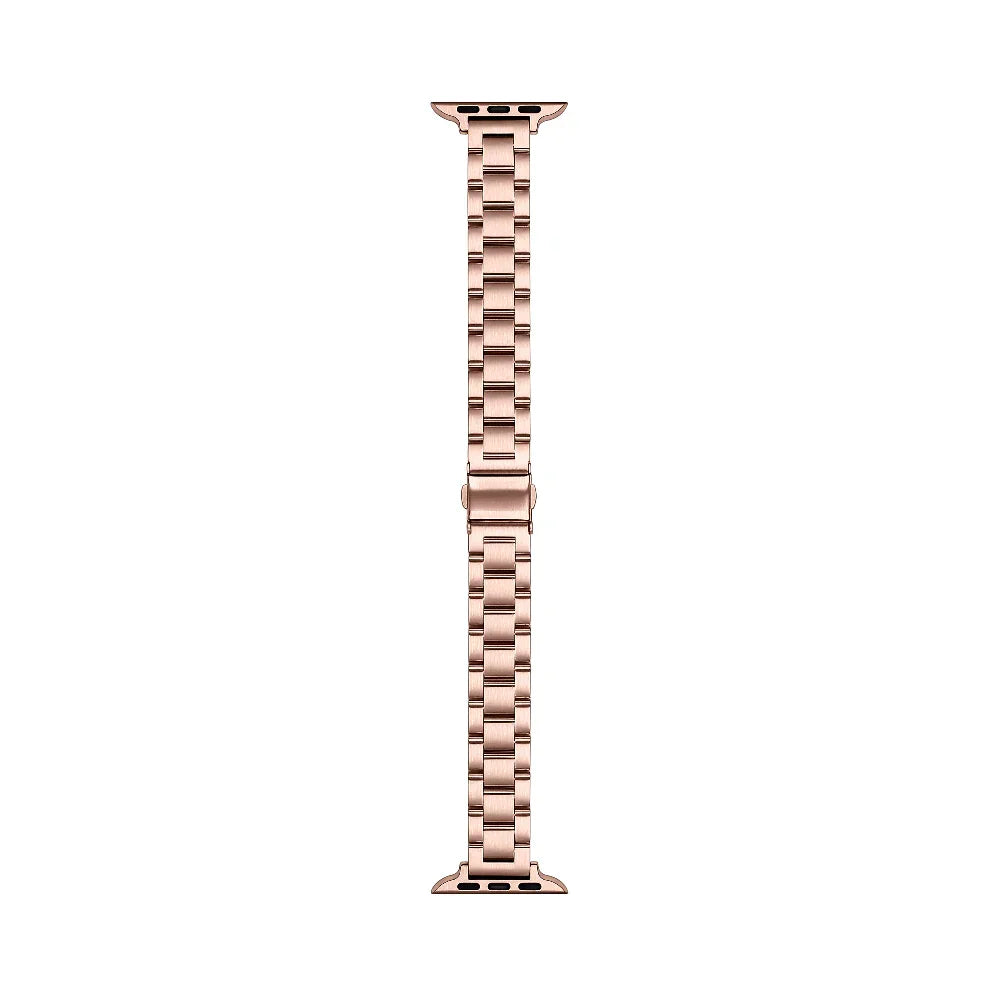 Sloan Skinny Stainless-Steel Band for Apple Watch® Laid Flat Close Up