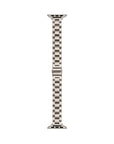 Sloan Skinny Stainless-Steel Band for Apple Watch® Laid Flat Close Up