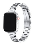 Sloan Skinny Silver Stainless Steel Band for Apple Watch® by Posh Tech