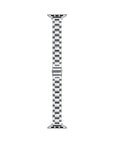 Sloan Skinny Stainless-Steel Band for Apple Watch® Laid Flat Close Up