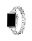 Caroline Silver Metal Apple Watch® Band by Posh Tech 