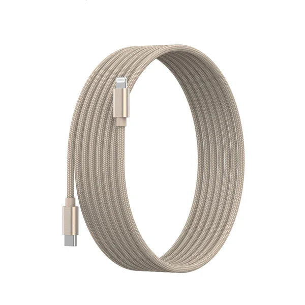 6 FT Braided Type-C MFI Lightning Fast Charging Cable for iPhone, iPad, iPod