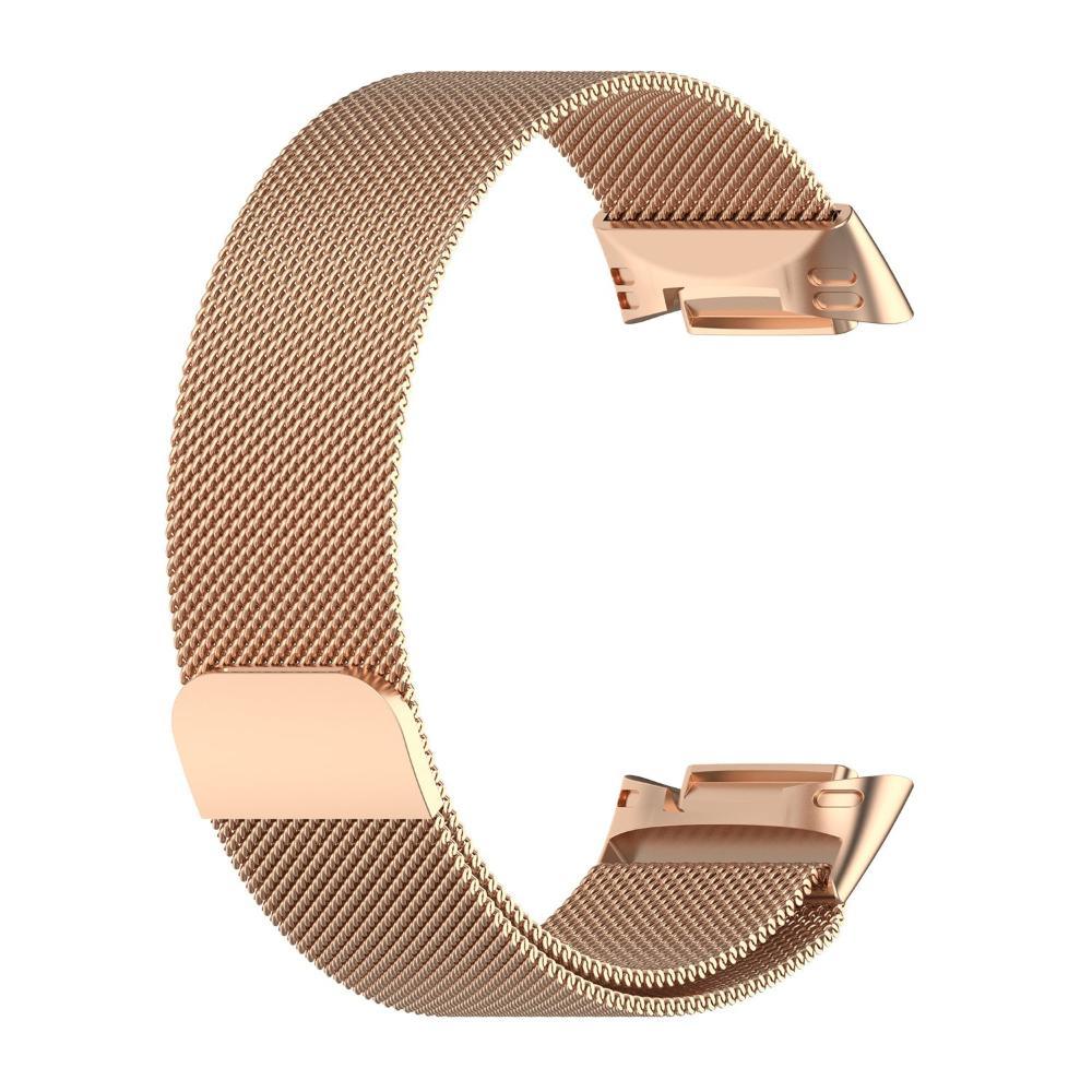 Stainless-Steel Mesh Replacement Band for Fitbit Charge 5