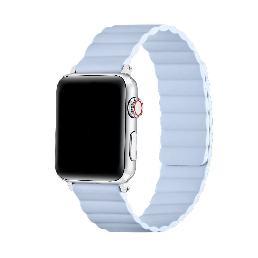 Aura Blue Magnetic Closure Apple Watch® Band by Posh Tech 