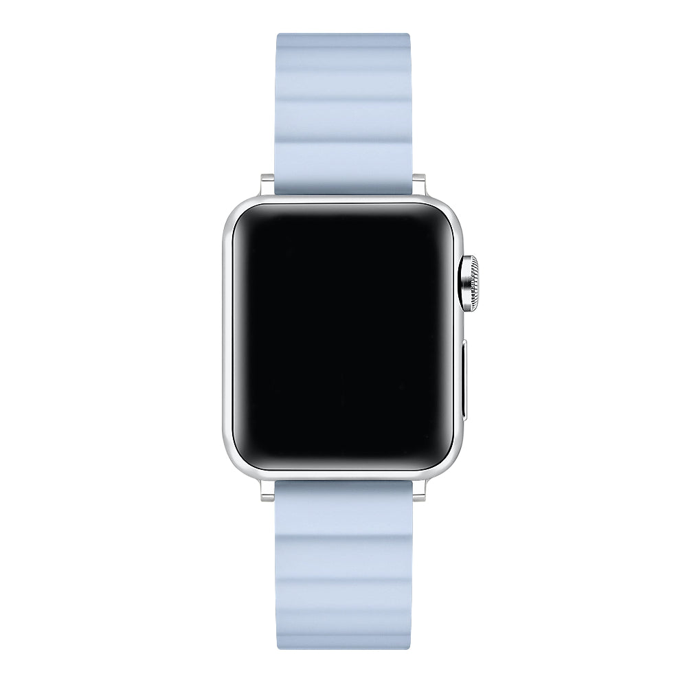 Magnetic Silicone Apple Watch® Band on Wrist by Posh Tech
