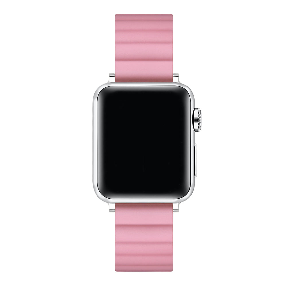 Magnetic Silicone Apple Watch® Band on Wrist by Posh Tech