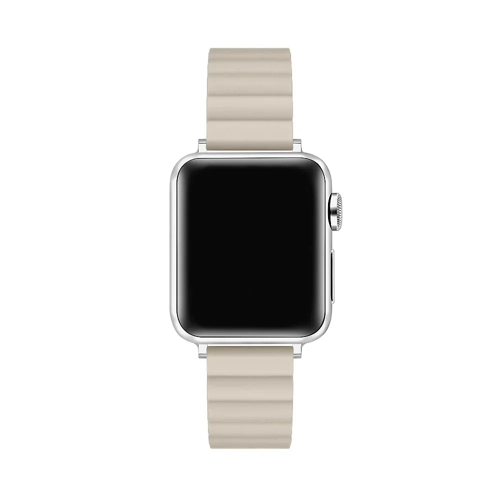 Magnetic Silicone Apple Watch® Band on Wrist by Posh Tech